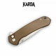 Ніж Складаний Karda J277 Tanto Brown - зображення 4
