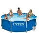 Бассейн каркасный Intex 202 NP круглый размер 305х76 см фильтр-насос 220-240 В объем 4485л. Blue (42517) - изображение 1