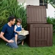 Компостер садовый пластиковый Keter DECO 340 л (17196661) Коричневый - изображение 7