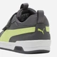 Детские кеды для мальчика Puma Multiflex 2 31215213 31 (12UK) Серый/Зеленый (4070032724782) - изображение 6