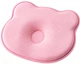 Подушка ортопедическая Papaella BabyComfort 27x22x3 см с эффектом памяти в форме мишки Розовая (4820227288724) - изображение 1