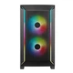 Корпус SilverStone Fara FA312Z-BG без БП, 2xUSB3.0, 2x140мм, ARGB VGA 365мм, LCS ready, TG боковая панель, mATX, черный. - изображение 6