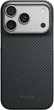 Чохол для смартфона Apple iPhone 18 Pro/17 Pro Pitaka Edge Case Black-Grey (KI1801P) - зображення 1