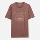 Футболка хлопковая длинная мужская GAP 963368983 L Коричневая (1162582085) - изображение 4