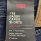 Шорты джинсовые длинные мужские Levi`s 478 Baggy Cargo 906894617 32 Синие (1162585829) - изображение 9