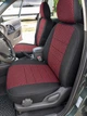 Чехлы на сиденья Мерседес W203 С-Клас (Mercedes C-Class W203) 2000-2007, модельные, тканевые, комплект, красные - изображение 4