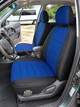 Чехлы на сиденья Мерседес W203 С-Клас (Mercedes C-Class W203) 2000-2007, модельные, тканевые, комплект, синие - изображение 1