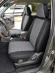 Чехлы на сиденья Мерседес W203 С-Клас (Mercedes C-Class W203) 2000-2007, модельные, тканевые, комплект, серые - изображение 1