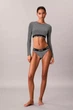 Топ с уплотнённой чашкой Calvin Klein 42(S) Чёрный-полоска (158030) - изображение 2