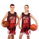 Форма баскетбольная детская NBA клуб Chicago Bulls 23 BA-6625 Красный-черный L рост 128-134 - изображение 1