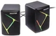 Колонки 2.0 CSP-U004RGB Black, 2 x 3 Вт, пластиковый корпус, питание от USB Maxxter 000358323 - изображение 1