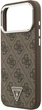 Чохол для смартфона Guess 4G Triangle Logo MagSafe для Apple iPhone 18 Pro Max / Apple iPhone 17 Pro Max Brown/Silver (3666339682439) - зображення 5