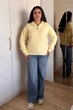 Светр INEDIT 10638 Light-Yellow ONE SIZEшт. - изображение 3