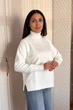 Светр INEDIT 10630 White ONE SIZE - зображення 2