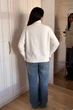 Светр INEDIT 10630 White ONE SIZE - зображення 4