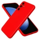 Чохол Fiji Full Soft Premium для Samsung Galaxy A35 5G (A356) протиударний бампер із мікрофіброю Red - зображення 1