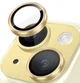 Защитное стекло на камеру Fiji Metal Lens для Apple iPhone 15 для линз с металлической рамкой Gold - изображение 1