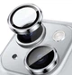 Защитное стекло на камеру Fiji Metal Lens для Apple iPhone 15 для линз с металлической рамкой Silver - изображение 1
