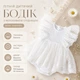 Летний детский бодик с кружевной юбкой Baby Fashion, Белый, 90 см - изображение 4