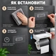 Настенный держатель для туалетной бумаги с полкой и защитной крышкой, без сверления, белый, 18 × 11,2 × 18 см - изображение 6