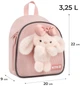Рюкзак дошкільний Kite Kids Pink Bunny 22x20x9 см 3.25 л Рожевий (K26-538XXS) - изображение 3