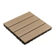Композитна плитка для тераси, Медовий Тік 30 x 30 x 2,5 см - изображение 1