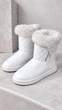 Сапоги женские No brand С508 зимние белые 38 24 см - изображение 3