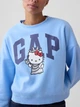 Свитшот на флисе женский GAP 895222578 L Голубой (1162401815) - изображение 4