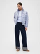 Куртка демисезонная короткая женская GAP 197129195 XL Голубая (1162495234) - изображение 3