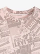Футболка бавовняна жіноча Levi`s 537996231 L Рожевий/Сірий (1162565947) - зображення 6