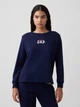 Спортивний костюм на флісі жіночий GAP 658921787 S Синій (1162458746) - зображення 4