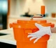 Сушка для салата One Chef Оранжевая из полипропилена на 25 л профессиональная ручная 42х41 см (163-135-105059) - изображение 6