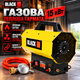 Газова теплова гармата BLACK 15 кВт Обігрівач на пропані та бутані зі шлангом і редуктором - зображення 1