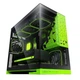 Корпус Geometric Future Model 3 Glass без БП Black/Green (GEO-M3-BNV) - изображение 2