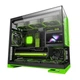 Корпус Geometric Future Model 3 Glass без БП Black/Green (GEO-M3-BNV) - изображение 5