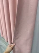 Комплект готових штор VR-Textil Шеніл однотонний № 2085ш Рожевий 150х270 см 2 шт (33-1316) - зображення 7