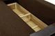 Диван Миллениум 235×98 см, коричневый - изображение 9
