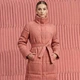 Ткань плащевая жатка IDEIA 150 см 130 гр/м2, 100% полиэстер, для курток, плащей и верхней одежды темная пудра 5276907 - изображение 8