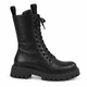 Черевики жіночі утеплені Urban Trek Black з екошкіри на масивній підошві Чорні - зображення 9