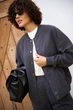 Костюм (бомбер на кпопках та штани з резинкою) Розмір XL-XXL (50-52) Графітовий - зображення 4