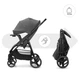 Прогулочная коляска Kinderkraft Trig 3 Tray Grey (KSTRIG03GRY000T) - изображение 4