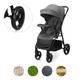 Прогулочная коляска Kinderkraft Trig 3 Tray Grey (KSTRIG03GRY000T) - изображение 5