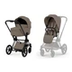 Коляска 2 в 1 Cybex Priam BLK Coconut Brown (526001485) - зображення 3