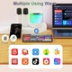 Колонка портативная караоке с 2 беспроводными микрофонами Bluetooth 5.3 мощностью 5 Вт RGB-подсветкой изменением голоса поддержкой TF USB AUX защитой IPX3 K19 с аккумулятором 1200 мА·ч и работой до 8 часов - изображение 3