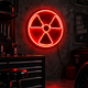 Неоновая вывеска N.F.G. Radioactive Радиация красная LED - изображение 2