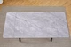 Стол OSLO CERAMIC 120(180)х80 см серый глянец черный каркас - изображение 3