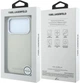 Etui plecki Karl Lagerfeld Grained Choupette Head Metal MagSafe do Apple iPhone 17 Pro / 18 Pro Beige (KLHMP18LPSWGKLE) - obraz 8