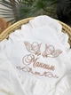 Крыжма с крестильными свечами Family Tradition муслин с вышивкой 100х100 см белая Ангелы Максима - изображение 2
