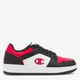Подростковые кеды для мальчика Champion Rebound 2.0 Low B Gs Low S32415-KK019 38.5 (24.5см) Черные с красным и белым - изображение 1