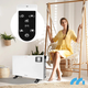 Конвекторный обогреватель MalTec CH2000DW Turbo 2000 Вт электрический конвектор с вентилятором термостатом пультом ДУ LCD дисплеем таймером 24 часа 3 режима 750 1250 2000 Вт Anti-Frost напольный белый - изображение 13